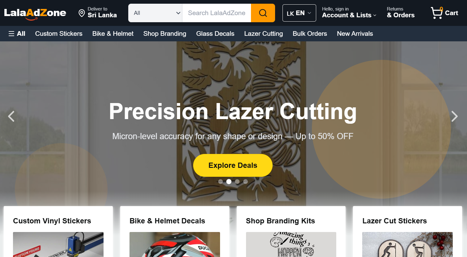 Lalaadzone Website